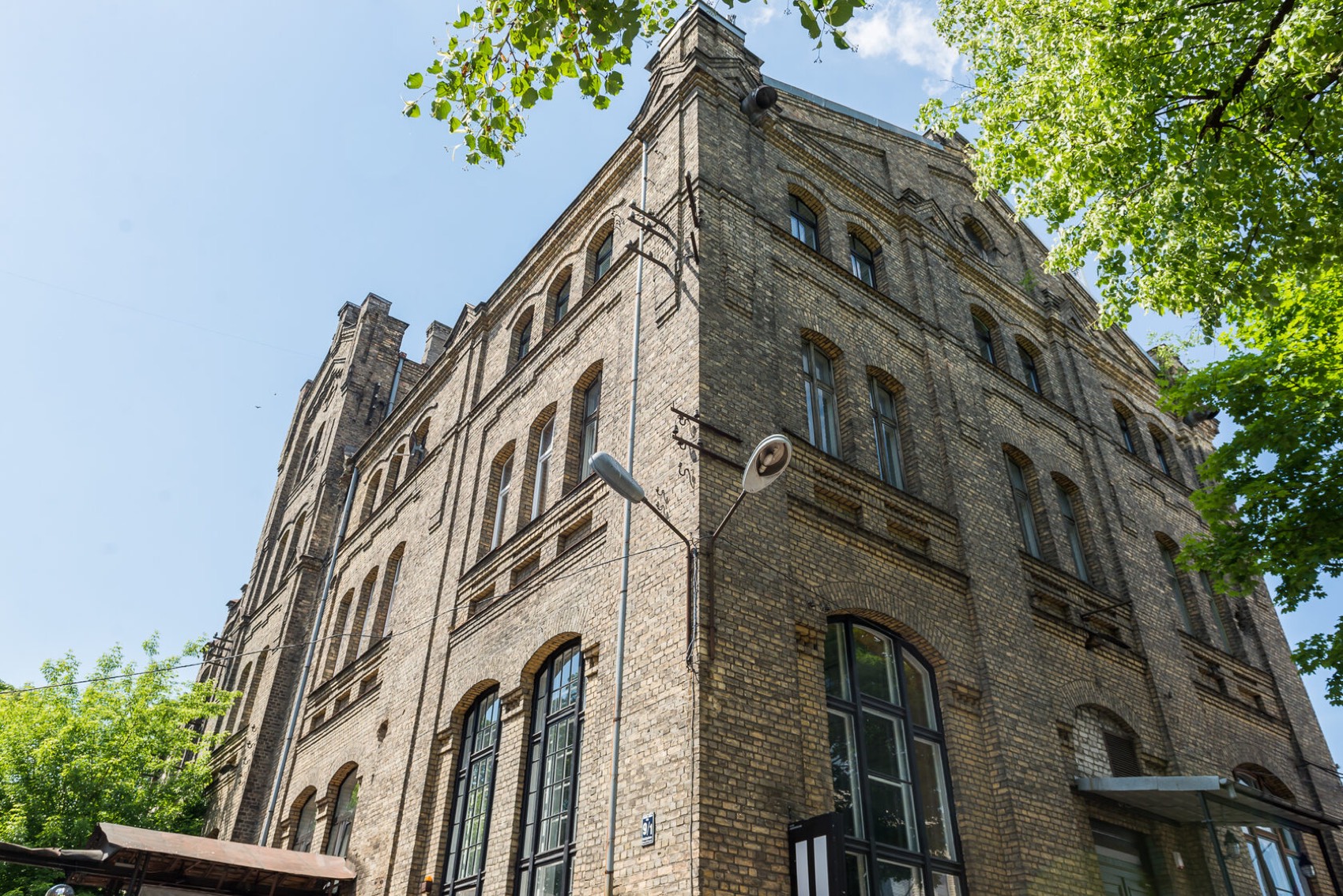 Historic Double9 building in Riga
